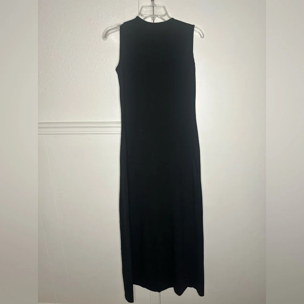 Elaa Elegant Black Maxi Sleeveless Dress size S - Picture 3 of 4